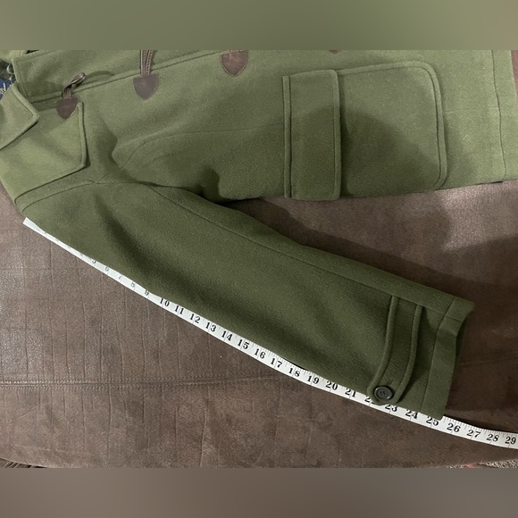 Brooks Brothers Women's Wool Cashmere Blend Toggle Button Lined Green Coat Sz 12 - Picture 6 of 8